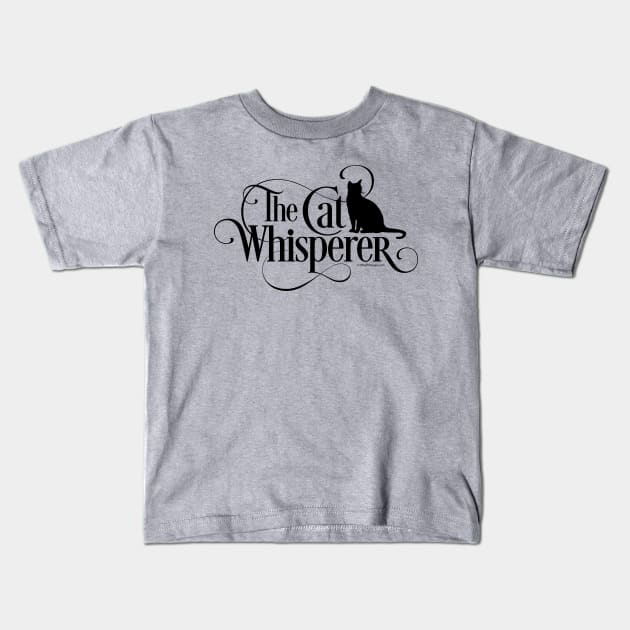The Cat Whisperer Kids T-Shirt by eBrushDesign